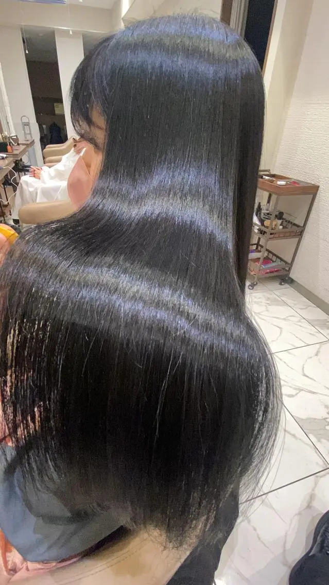 ロング カラー ヘアカラー トリートメント 完全美髪特化 髪質改善/島　悠輔のヘアスタイル