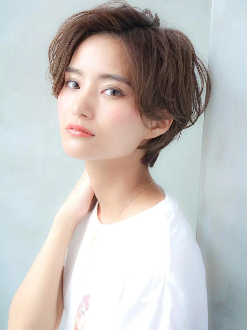 ショート カラー カット ヘアカラー トリートメント 🉐レイヤー/塩見 弘樹🉐渋谷のヘアスタイル
