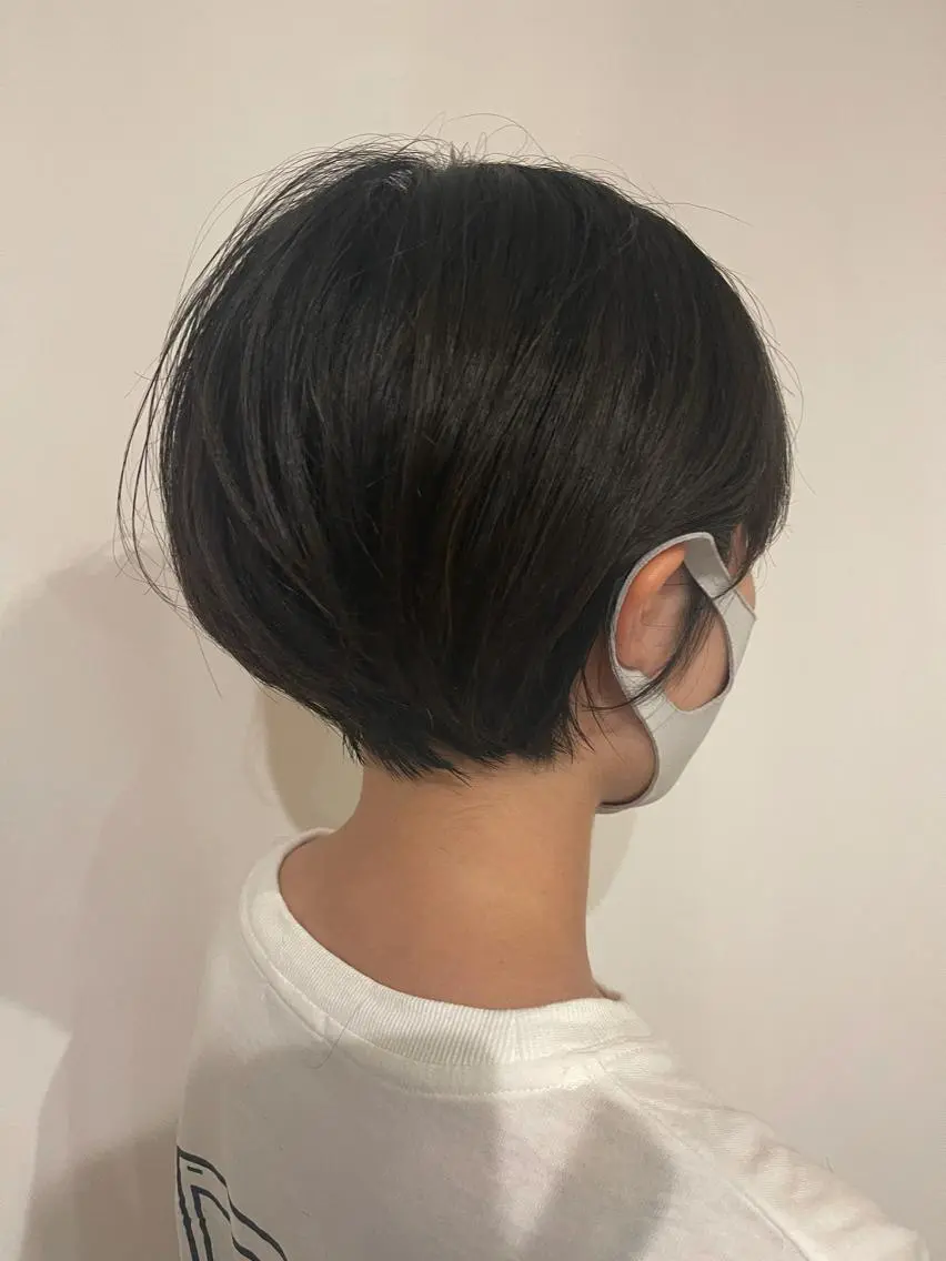 ショート 丸みショート ショートヘア 血分 優人のヘアスタイル