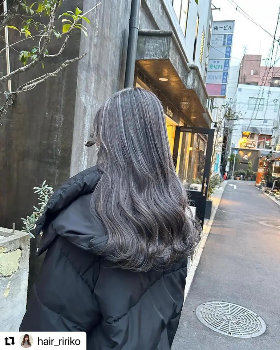 ミディアム カラー メンズ メンズハイライト アッシュ アッシュブラウン アッシュグレー ブラウンカラー 🩷Eny terrace🩷のヘアスタイル