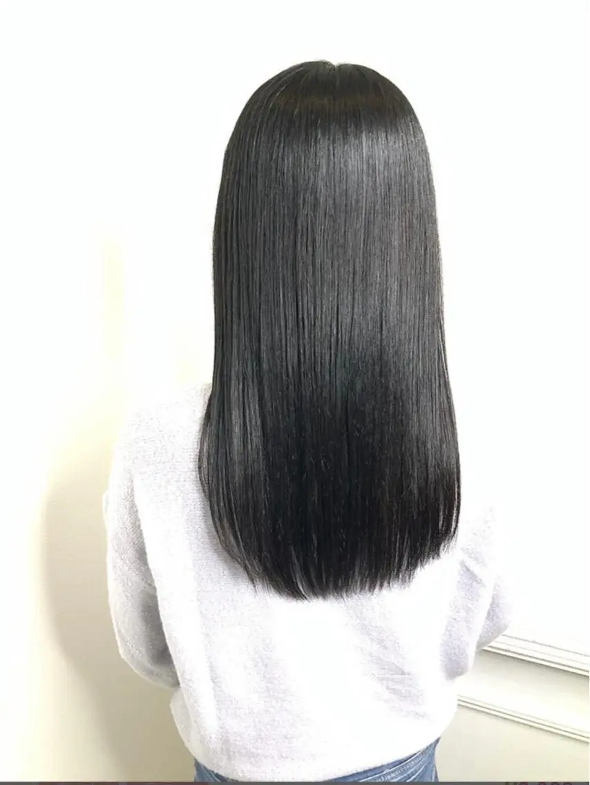 ロング カラー リルウヘアー 天王寺のヘアスタイル