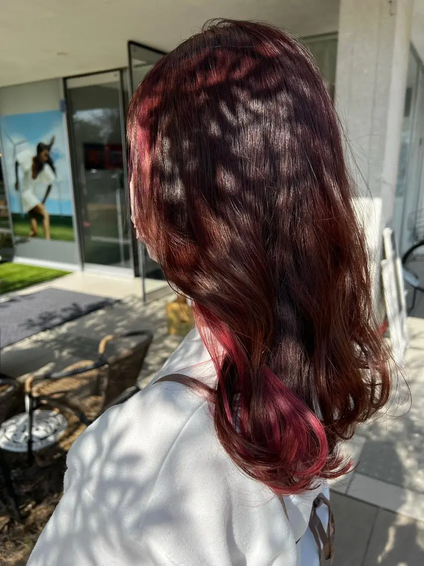 ロング カラー インナーカラー NAGONSTYLE 高塩知輝のヘアスタイル