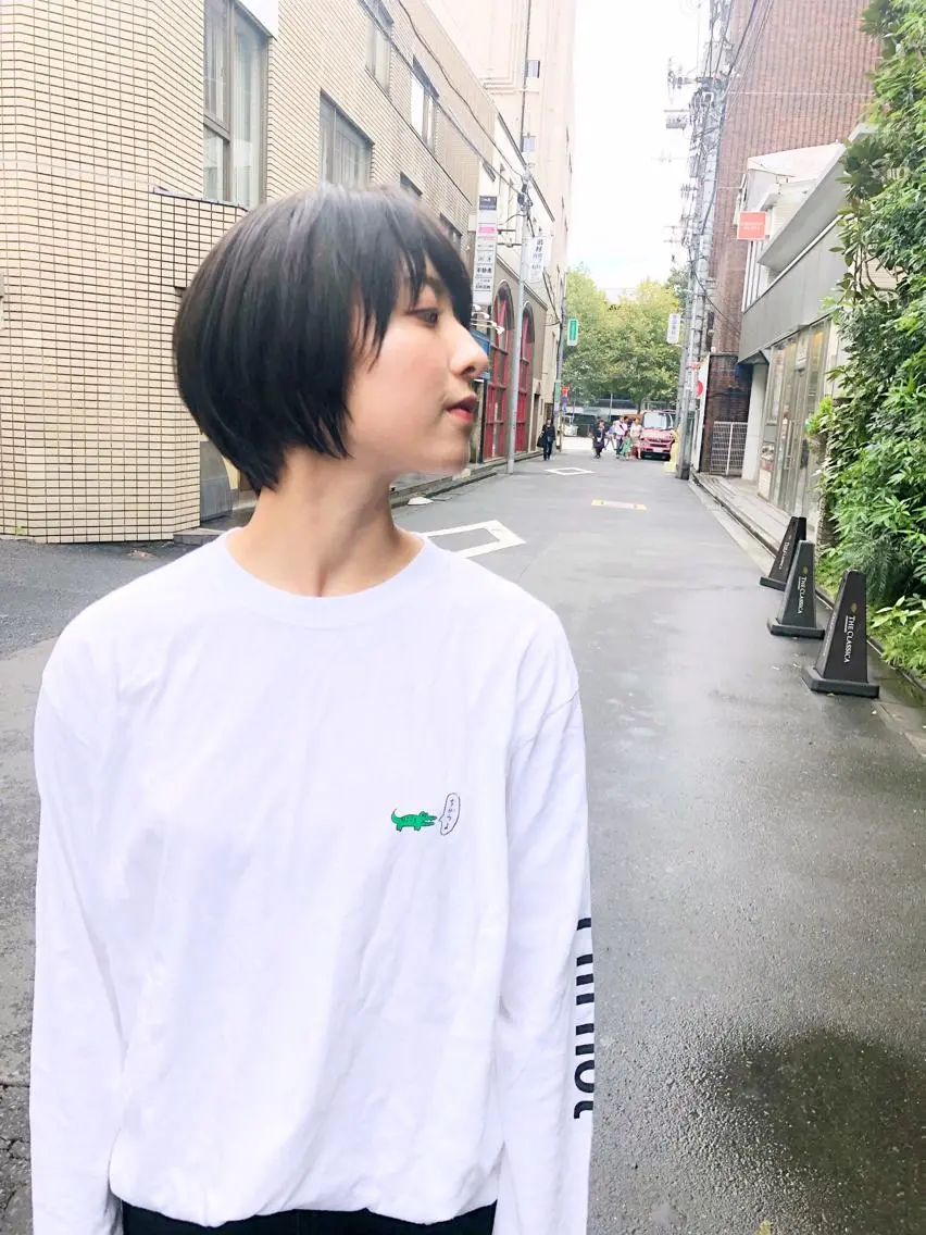 ショート カラー カット ヘアカラー トリートメント すきバサミを使わない カット✂️✨郡司泰之のヘアスタイル