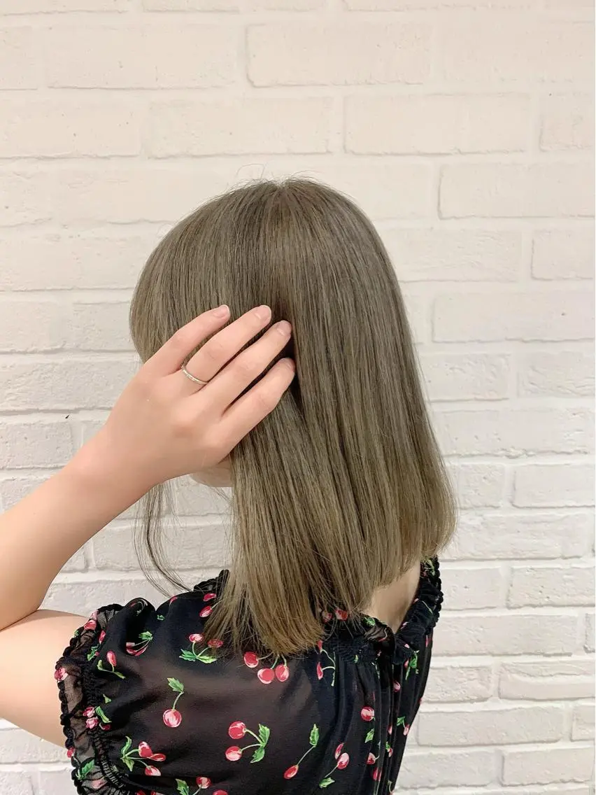 ショート カラー ブロンド グレージュ 外国人風カラー ヘアカラー トリートメント 💛丁寧さNo.🥇 🧸片山智裕💛のヘアスタイル