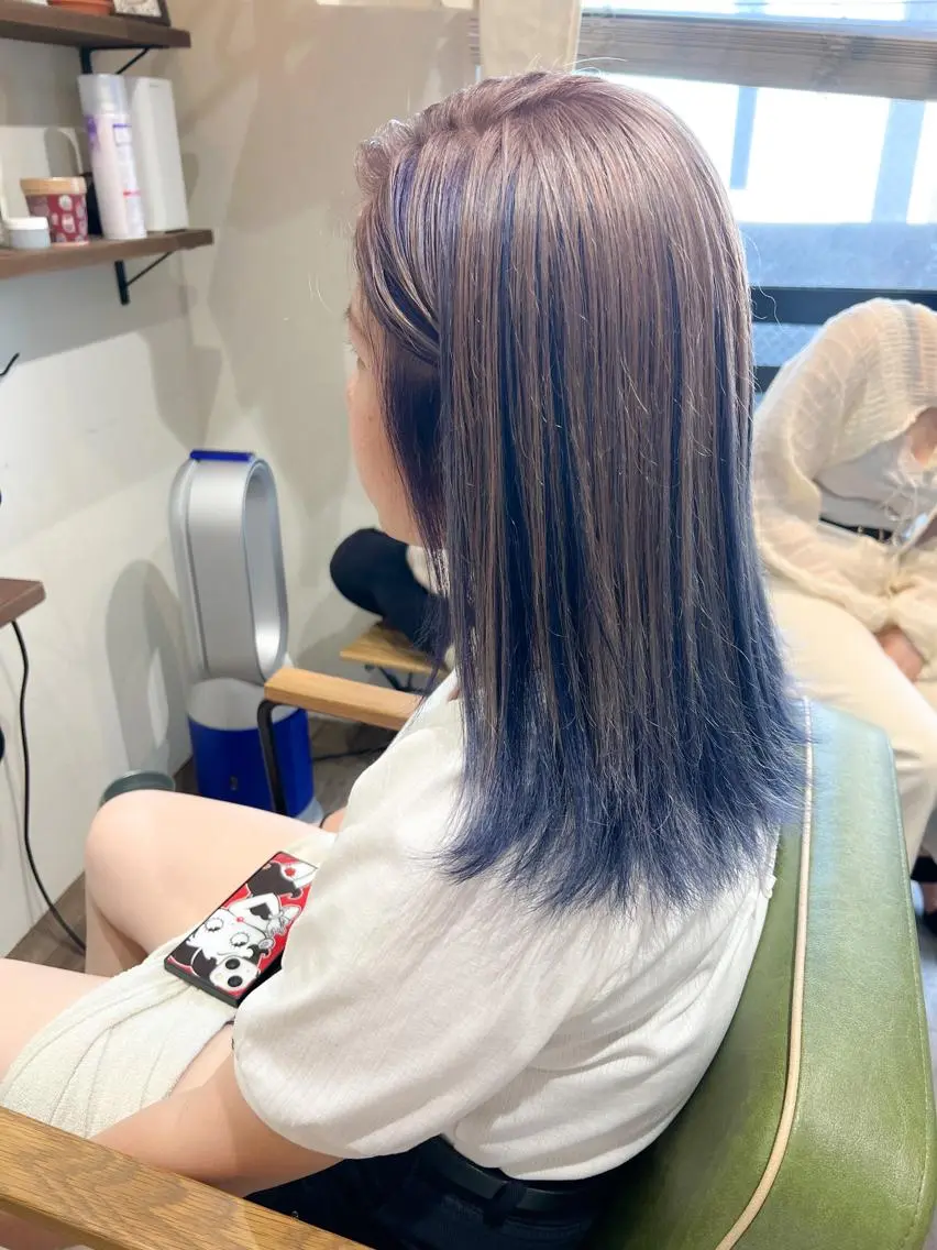 セミロング カラー カラーパティシエ facce🌼ikoのヘアスタイル