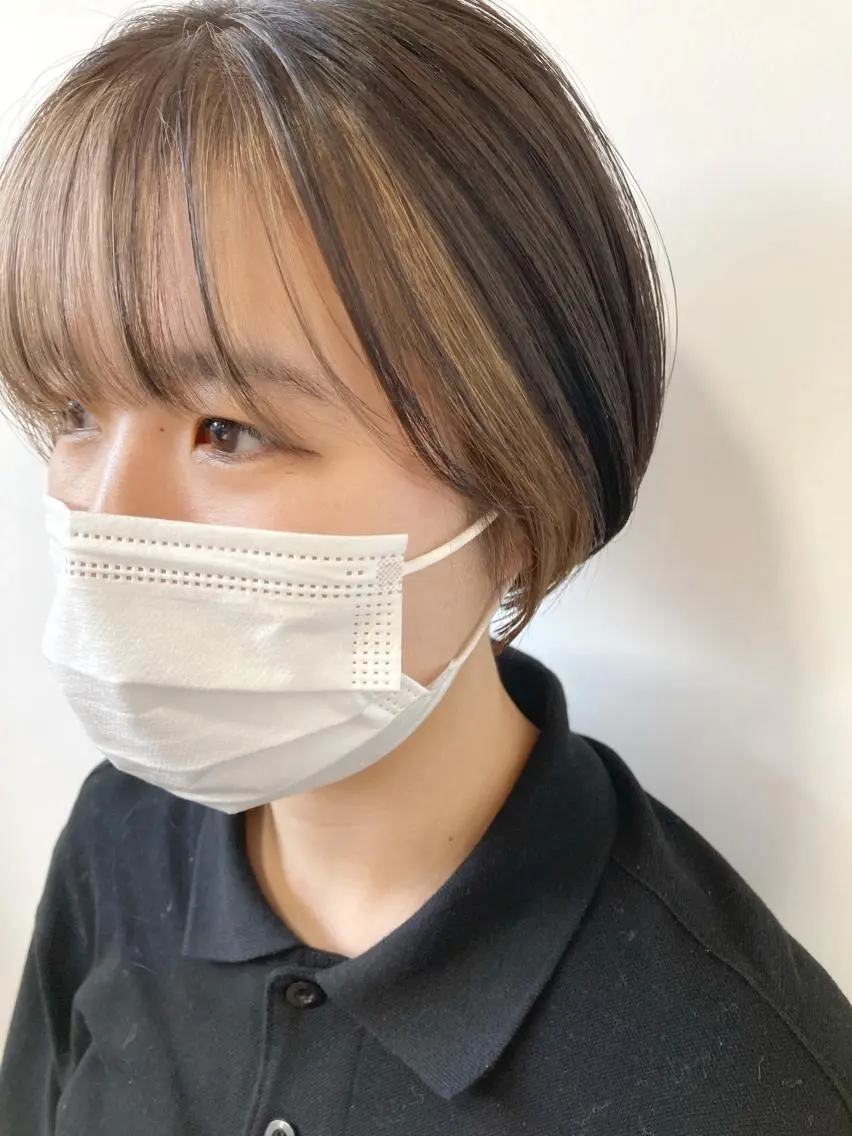 ショート カット ヘアカラー トリートメント 中村瑞貴 *hairbraceのヘアスタイル