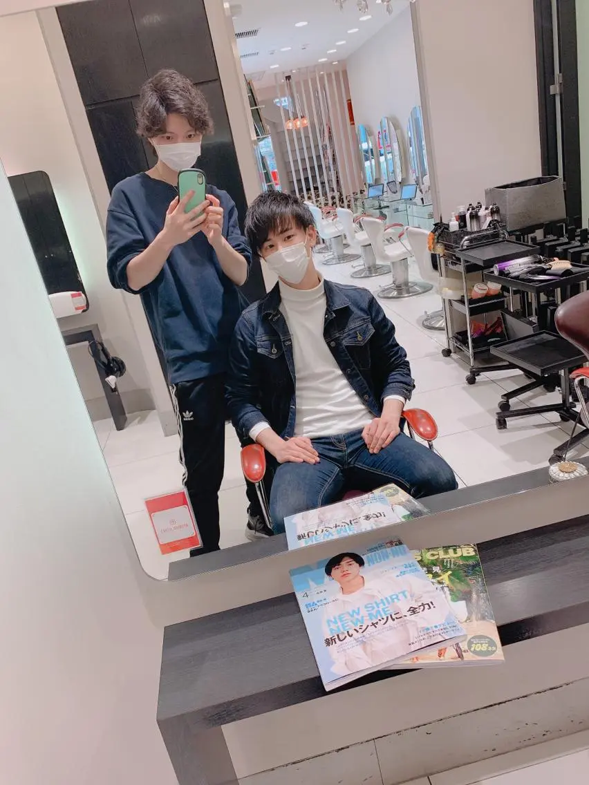 ショート カット ヘアセット ✨上村 潤平✨メンズヘア✨のヘアスタイル