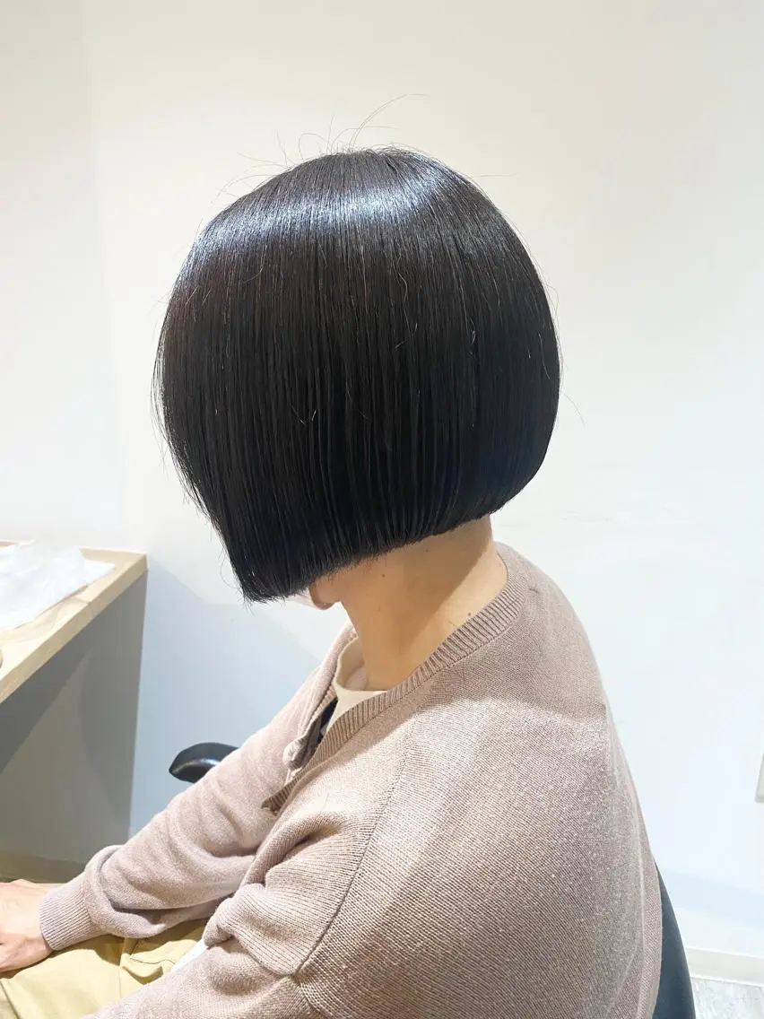 ショート ボブ 髪質改善/オーガニッ クカラー/栞南のヘアスタイル