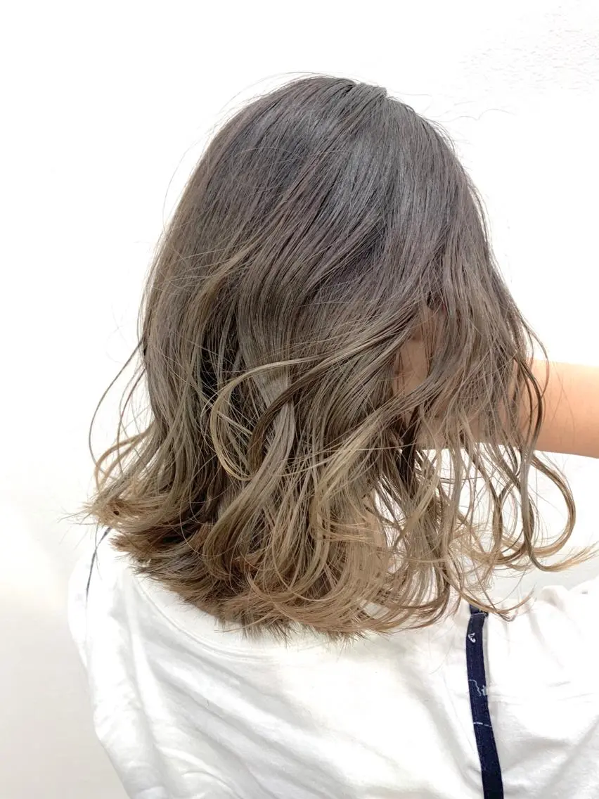 カラー ヘアカラー トリートメント 酸性ストレート/ブリ ーチなし/中村 匠のヘアスタイル