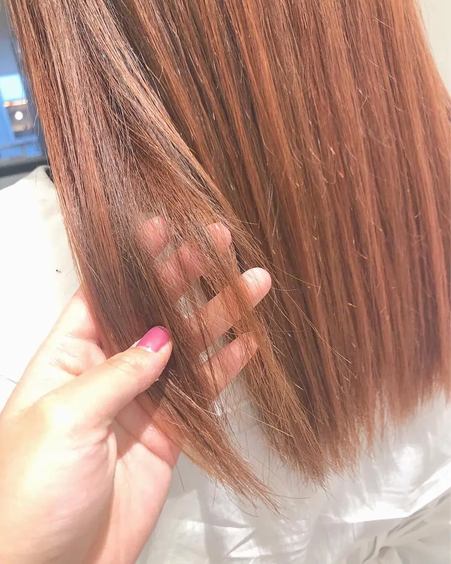 ロング カラー 透明感カラー ピンクカラー MYA 🤍kanaのヘアスタイル