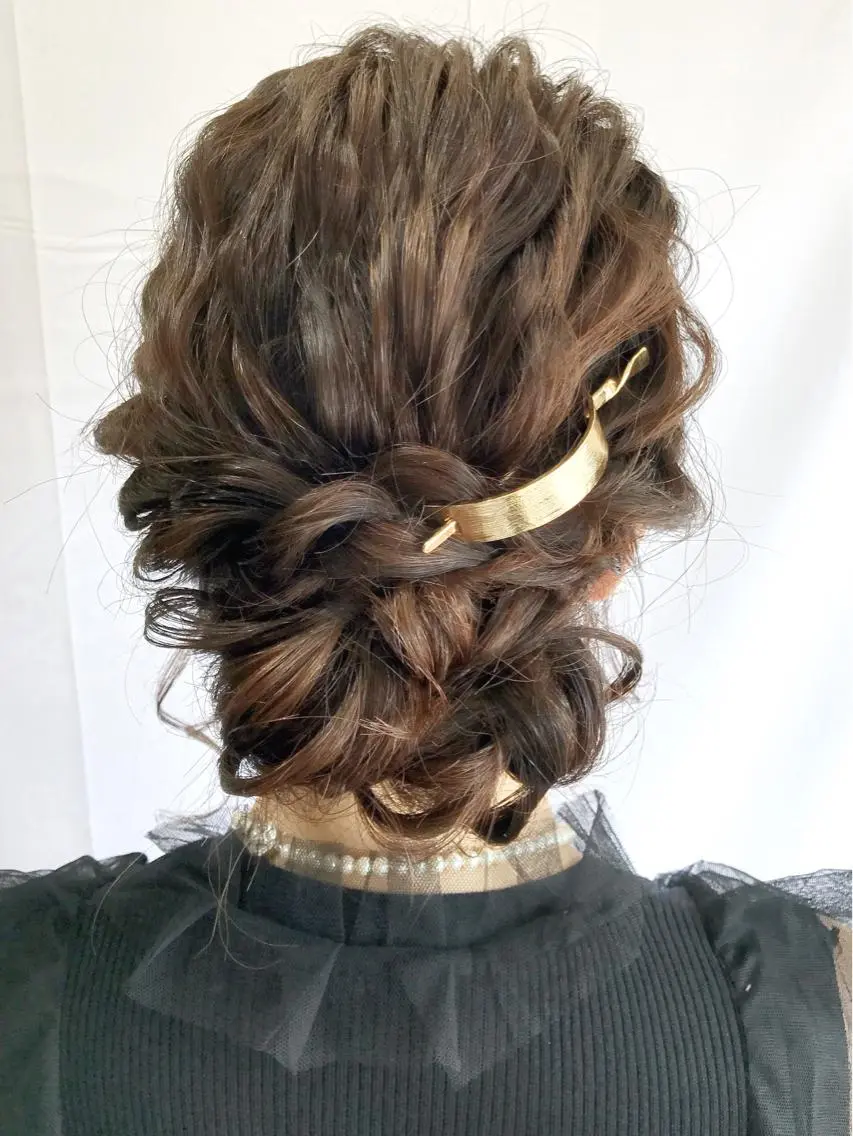 セミロング ヘアアレンジ TAKAHASHI LEAPSのヘアスタイル