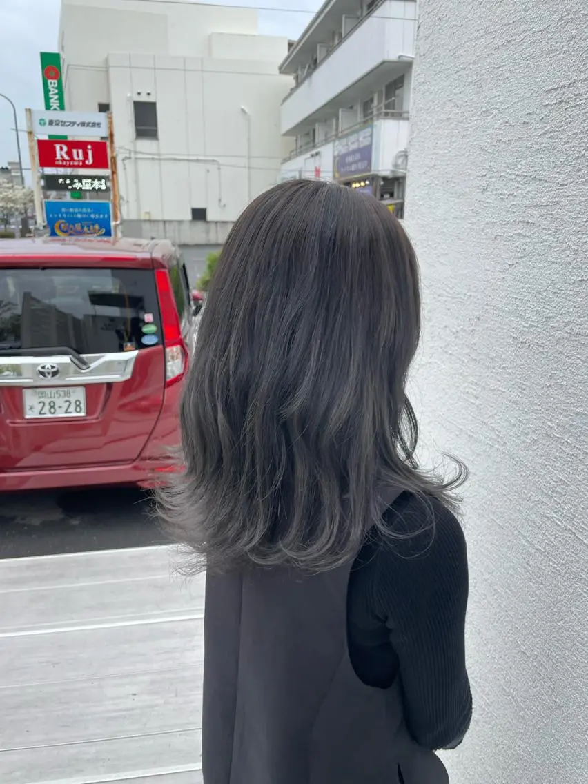 カラー ハイライトカラー picasso yume/ボブカットのヘアスタイル