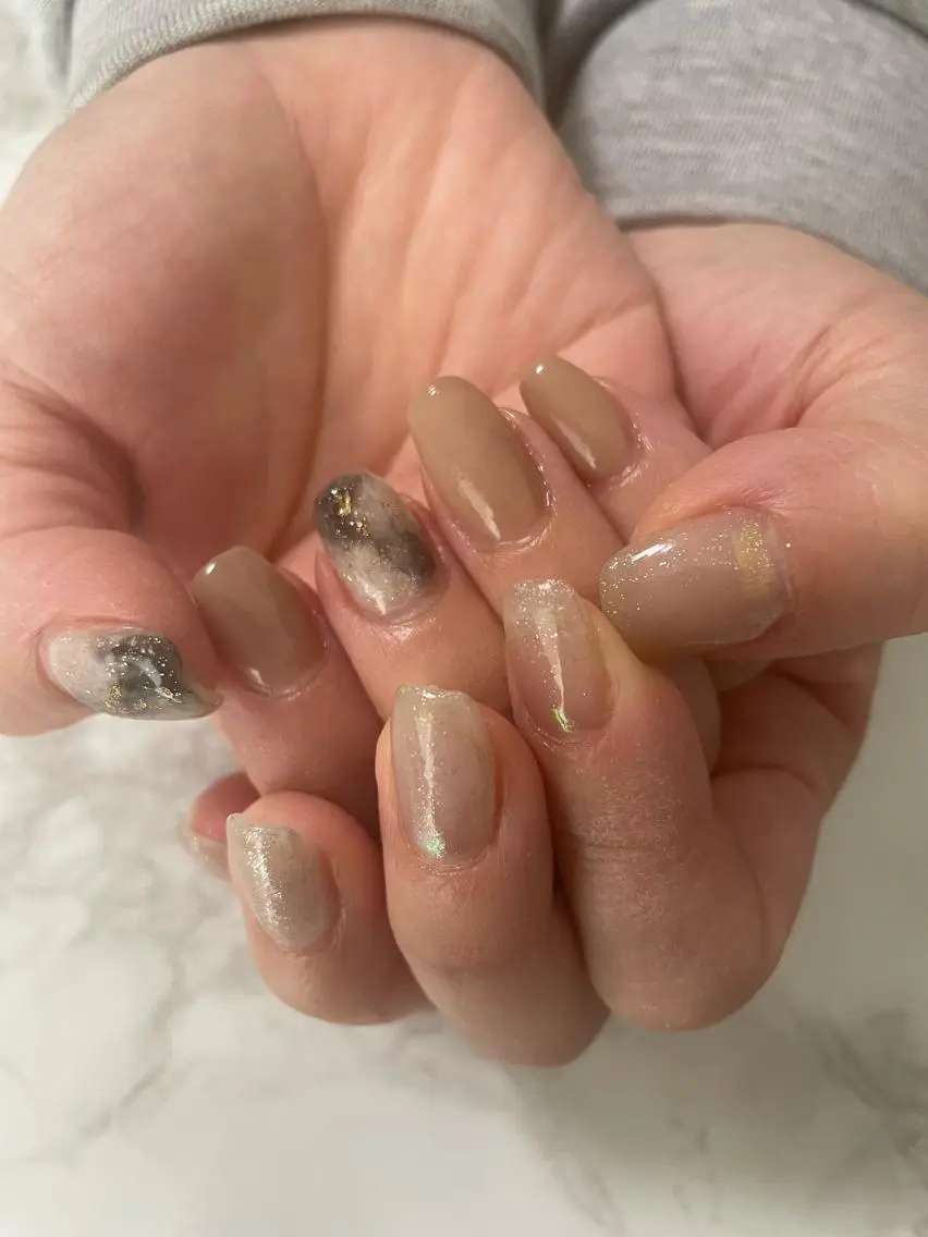 セミロング ネイル EyeBlow. Nail Salonの眉毛・アイブロウイメージ