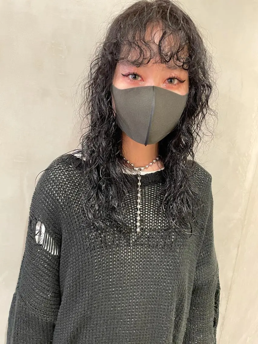 セミロング カラー パーマ カット パーマ トリートメント 優作 〜圧倒的信頼〜のヘアスタイル