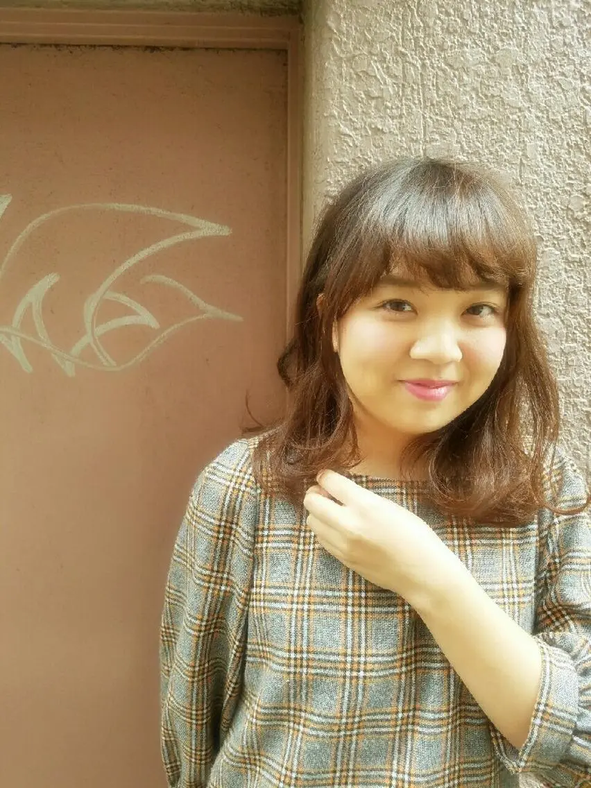 ミディアム カラー パーマ s maasaのヘアスタイル