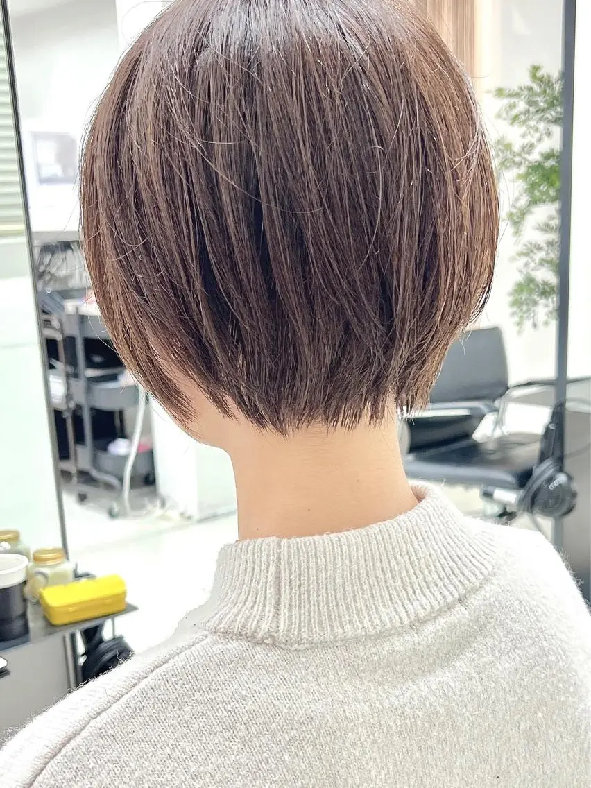 ショート カラー ヘアアレンジ カット 似合わせ専門美容師 なかじまのヘアスタイル