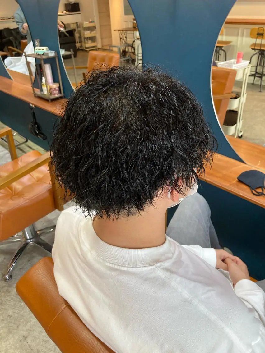メンズ カット パーマ メンズ特化 TAKUYAのヘアスタイル
