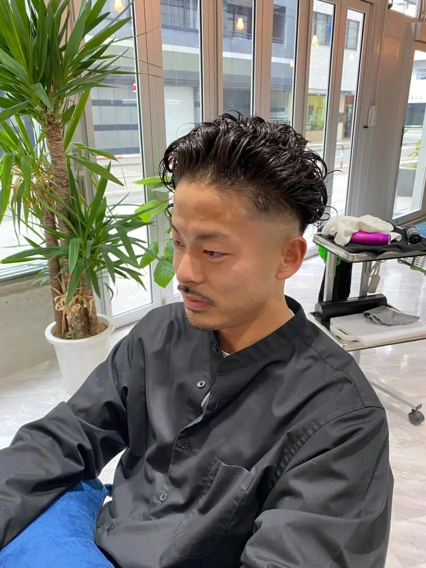 ショート パーマ 似合わせカット Riganuts王子 Hayato✂︎のヘアスタイル