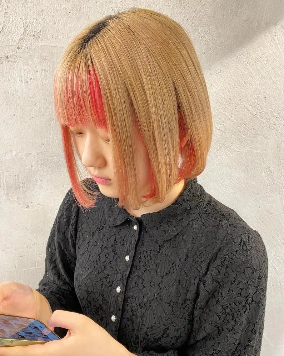ショート カラー ヘアアレンジ 【池袋/スパイキー ショート】ⓝⓘⓜⓤのヘアスタイル