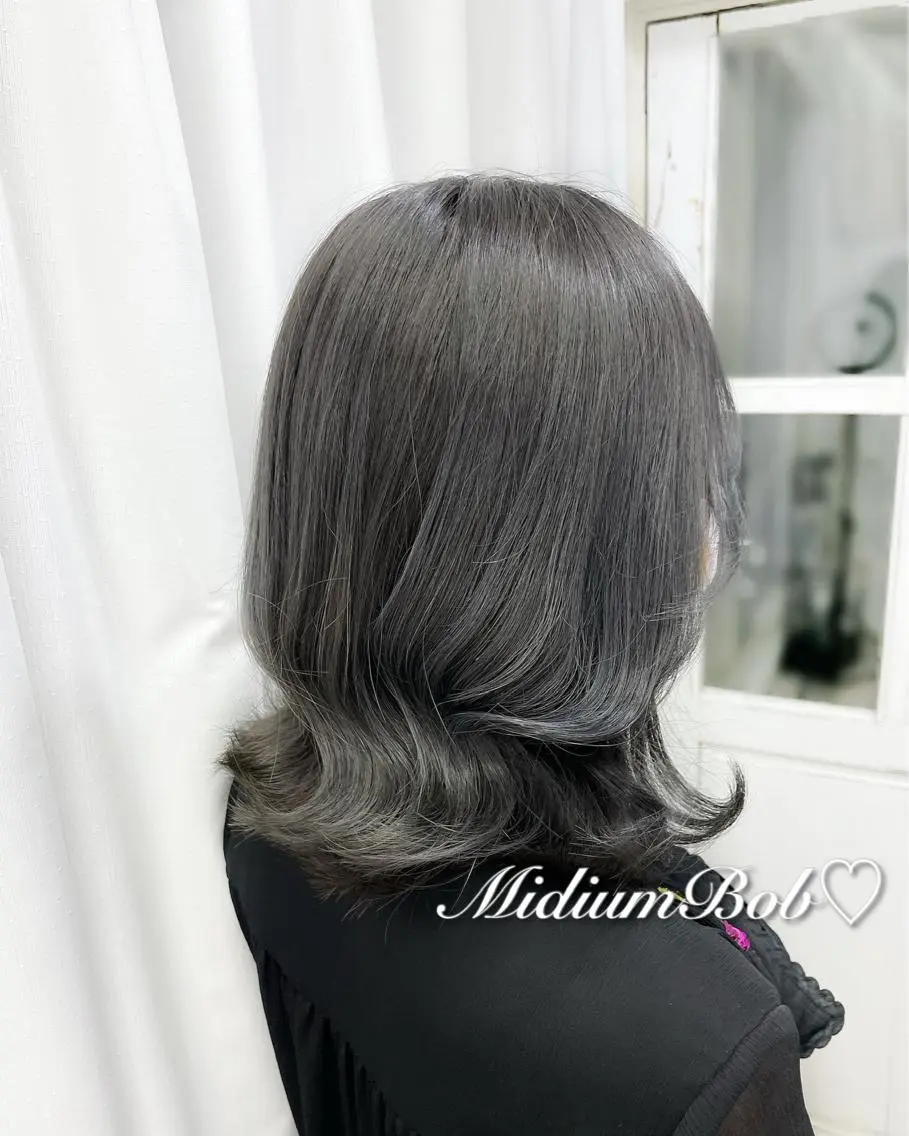 ミディアム 韓国ヘア🤍髪質改善 🇰🇷AKANEのヘアスタイル
