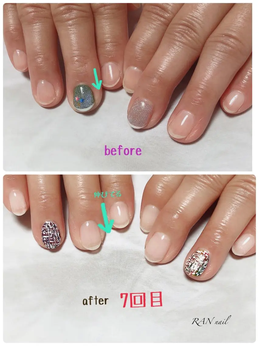 ネイル クリアネイル ジェルネイル オフィスネイル ピンク シンプルネイル ハンドネイル フットネイル RAN nailのネイルデザイン