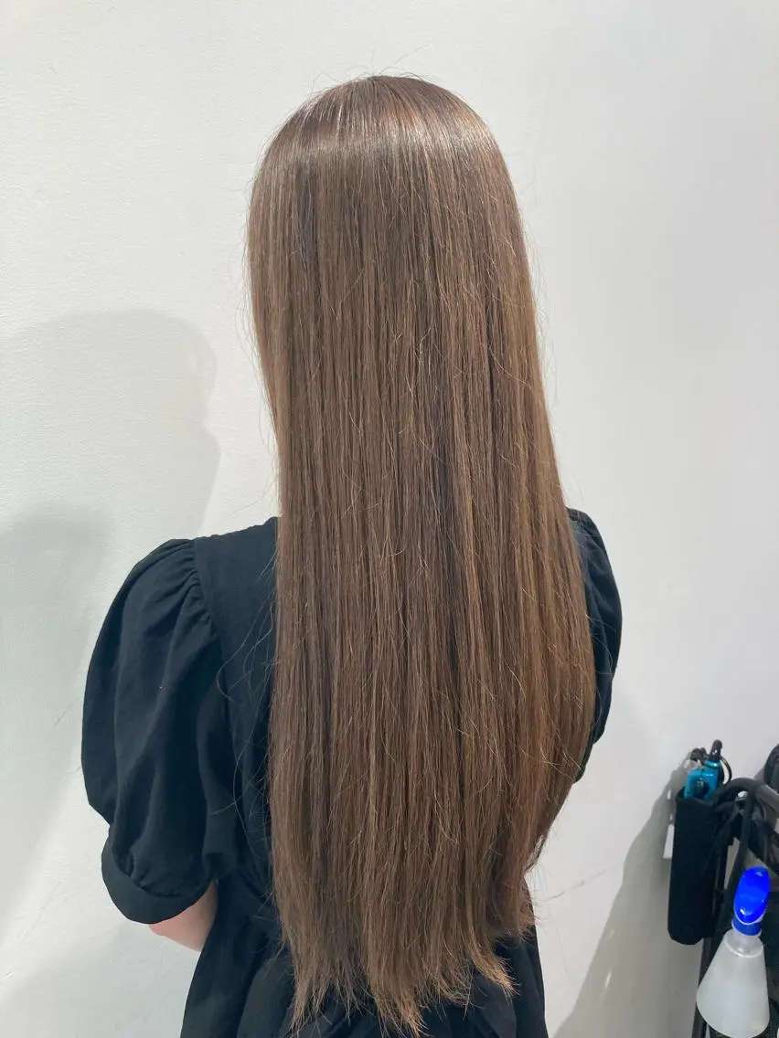 ロング カラー 透明感カラー 板橋 島村美咲のヘアスタイル