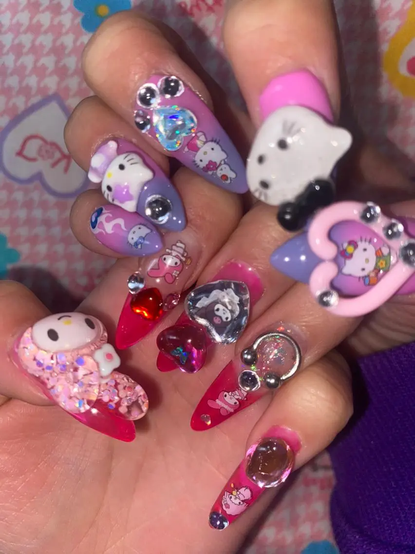 メンズ ネイル 個性派🌺推しネイル 💅💞hota🐇のネイルデザイン