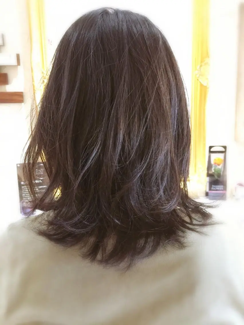 ミディアム パーマ ミディアムパーマ 🌈20年目突入🎉 山口のヘアスタイル