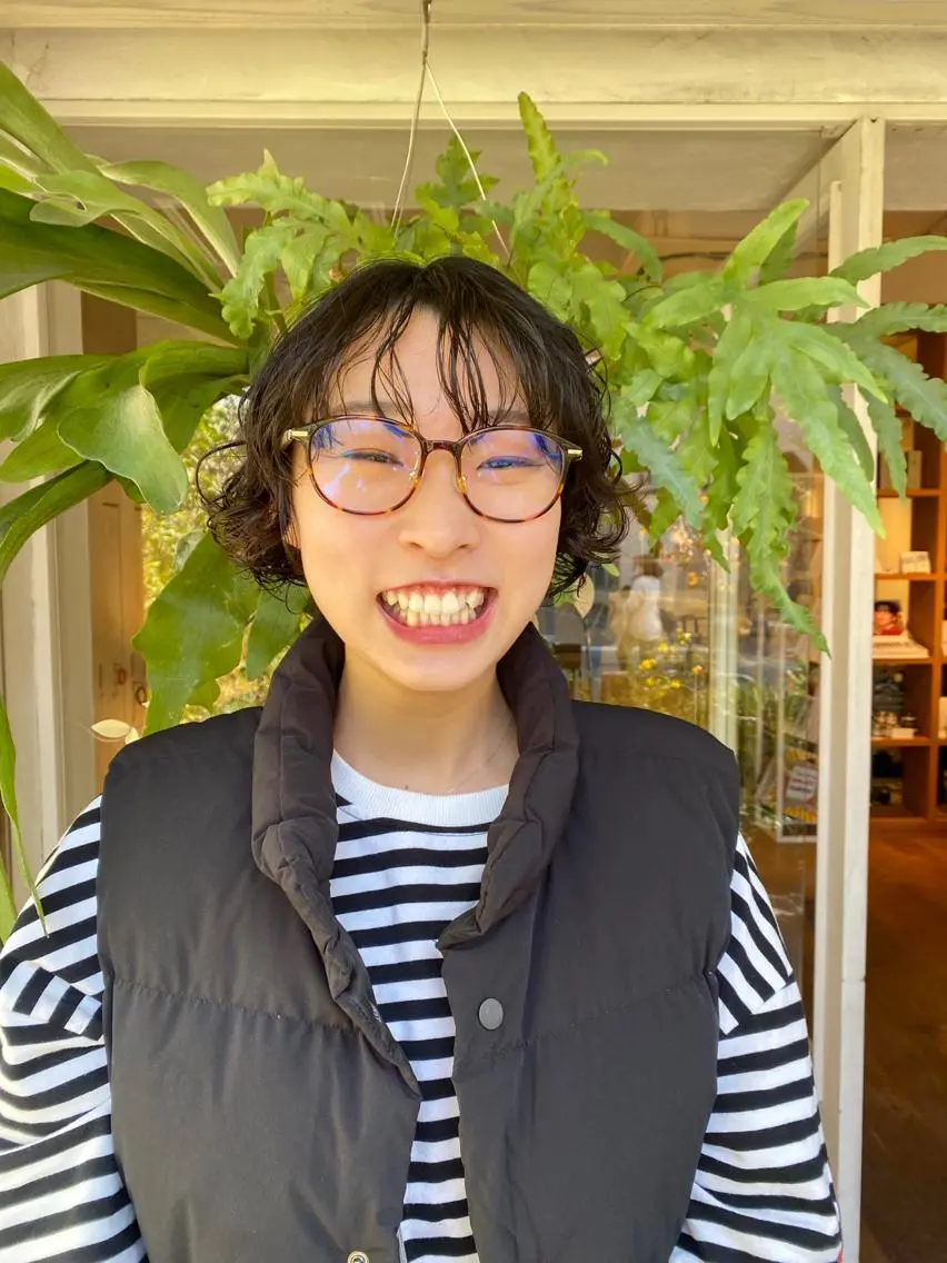 ショート パーマ カット パーマ トリートメント BELLA阿部野 TOMOMIのヘアスタイル
