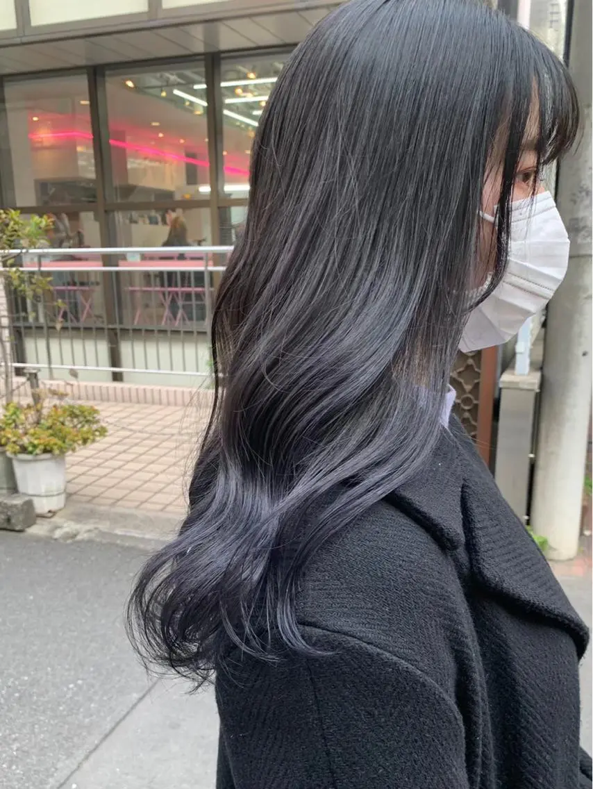 セミロング カラー ヘアカラー トリートメント ヘッドスパ 韓国系レイヤー特化 hiroのヘアスタイル