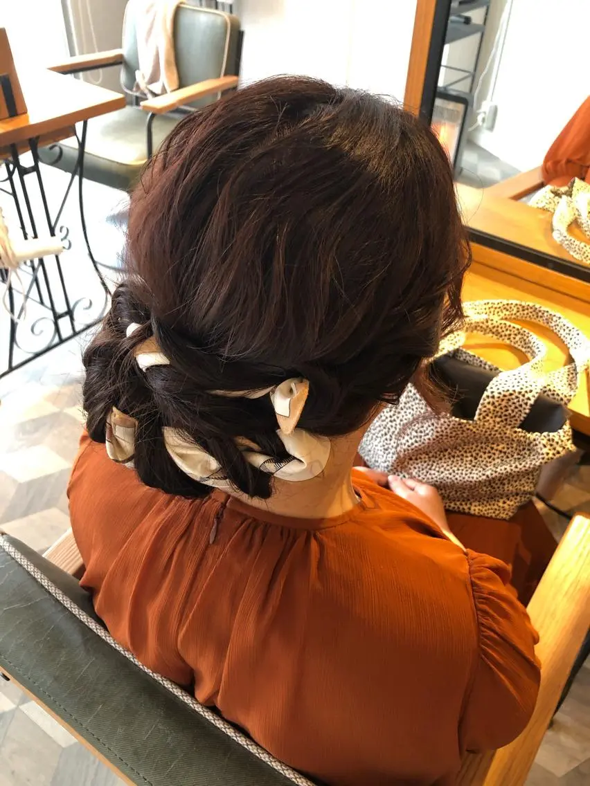 ヘアアレンジ ヘアセット CAnameのヘアスタイル