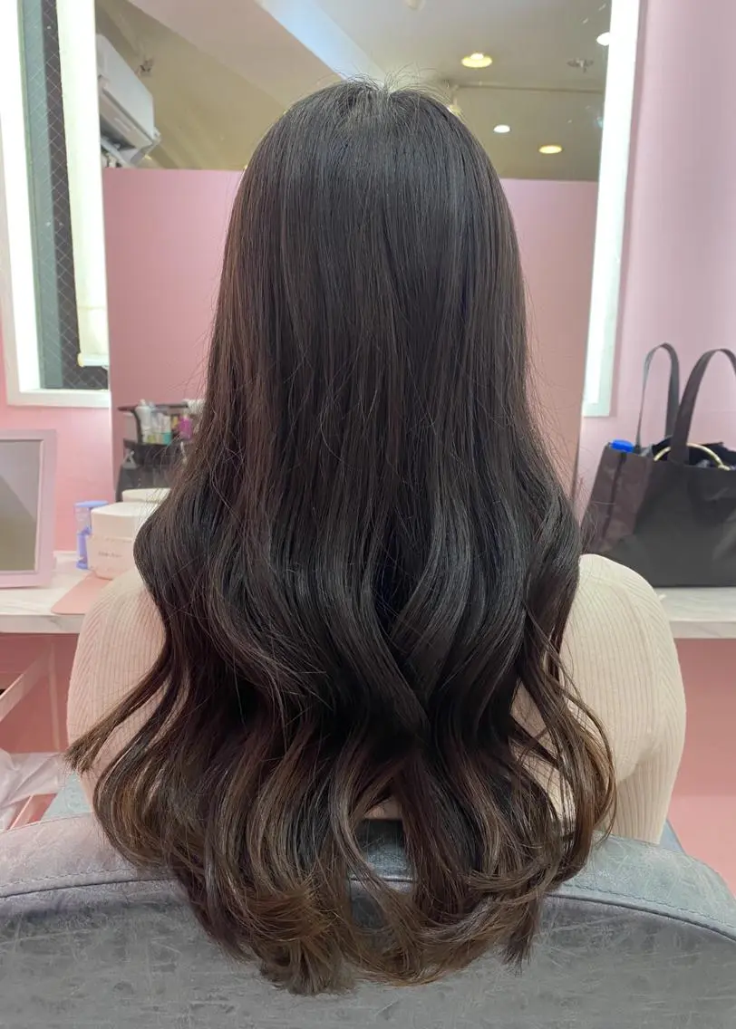 ロング momoka モデル募集のヘアスタイル