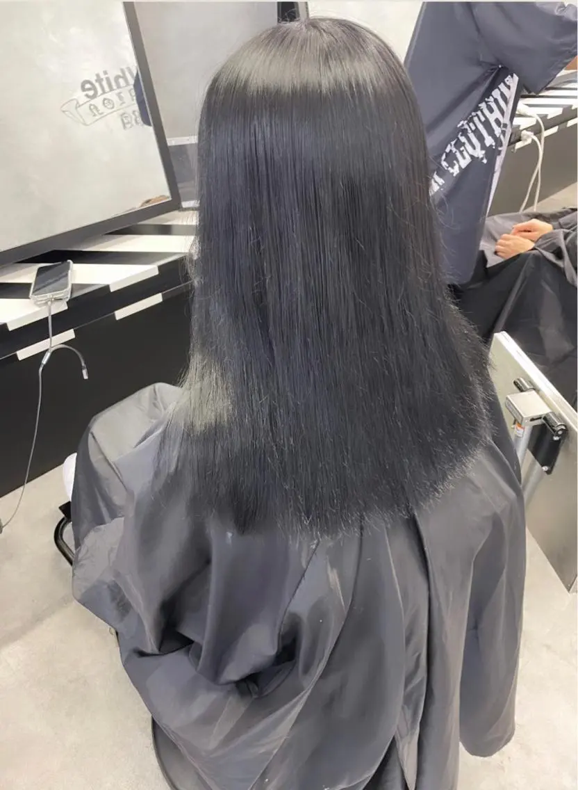 セミロング 縮毛矯正・髪質改善 特化 出納 直起のヘアスタイル