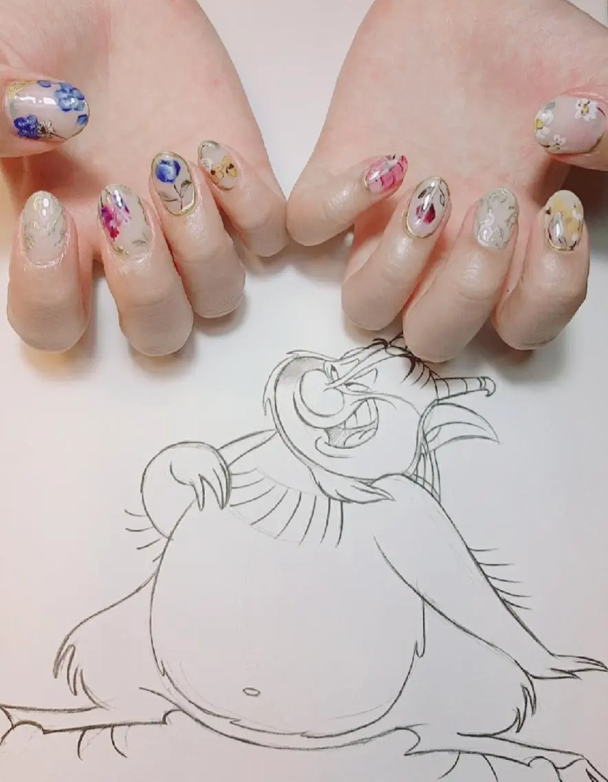 ネイル フラワーネイル owlnail /持込みデザイン専門のネイルデザイン