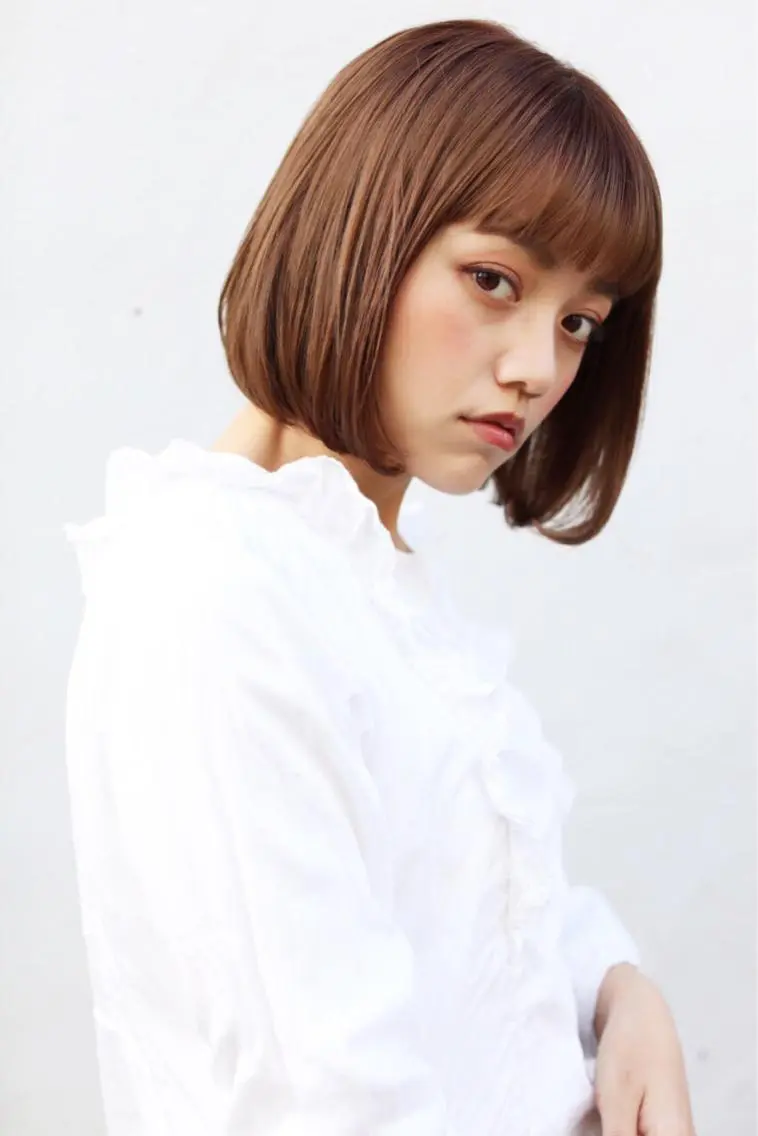 ミディアム カラー マンツーマン 美容師💚コウブチのヘアスタイル