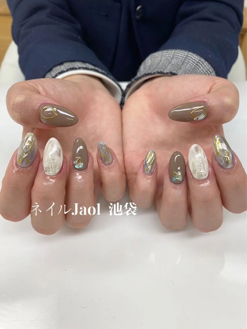 ロング ネイルJaol 池袋のネイルデザイン