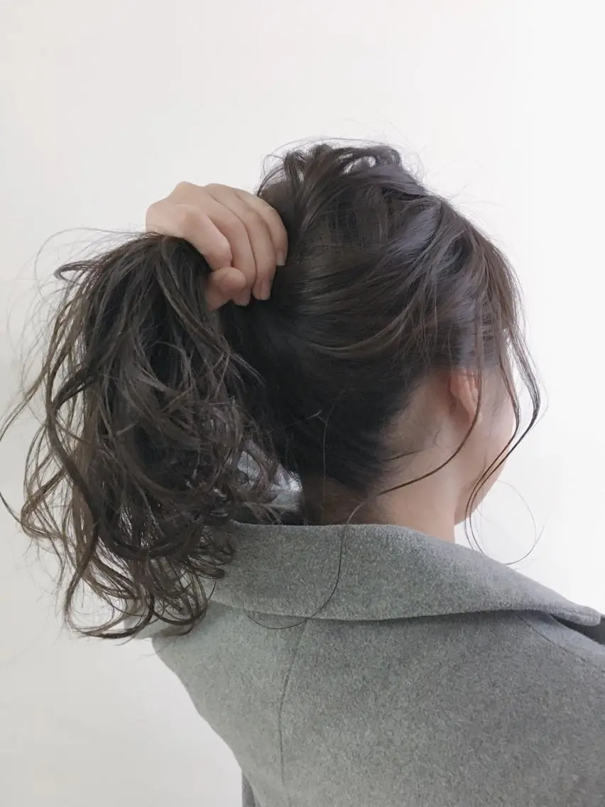 セミロング カラー ベージュカラー フォギーベージュ tipi 香椎・千早のヘアスタイル