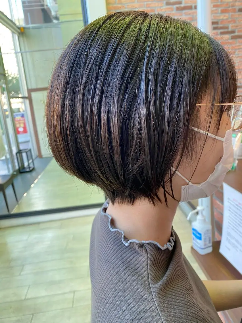 ショート ショートボブ 丸みショート ボブ ショートヘア エクステ/ハイトーン /インナー礒野朱里のヘアスタイル
