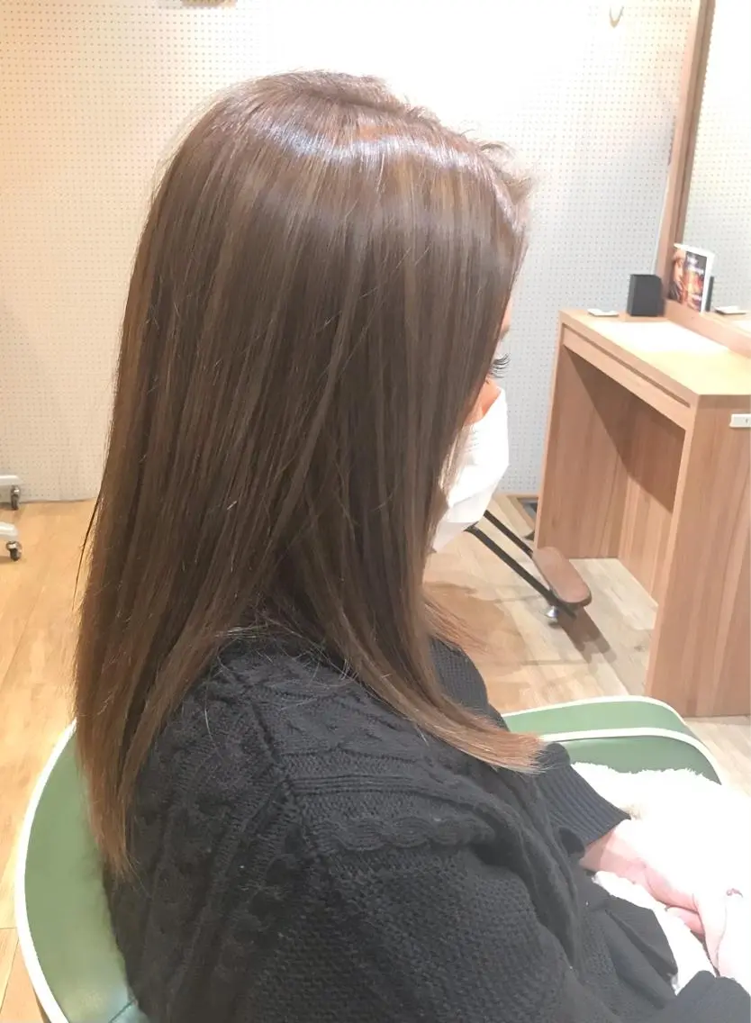 カラー ベージュカラー 木村 有希のヘアスタイル