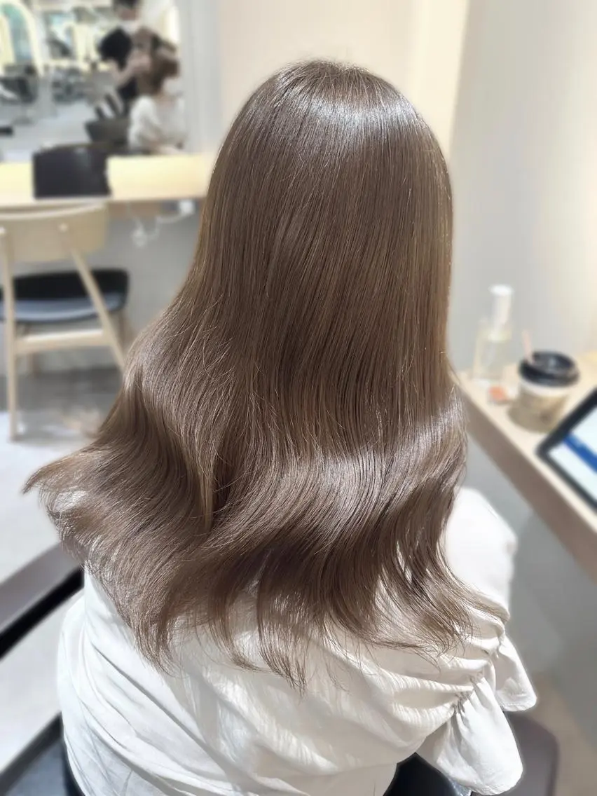 ロング カラー ブリーチ トリートメント カット ヘアカラー トリートメント レイヤーカット/ ブリーチカラー/雅人のヘアスタイル