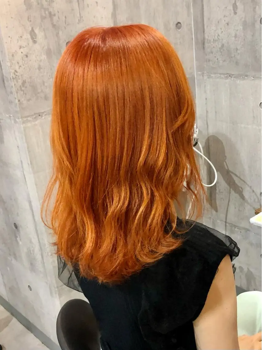 ミディアム カラー ヘアカラー トリートメント L'or Kyoto 【ロルキョウト】のヘアスタイル