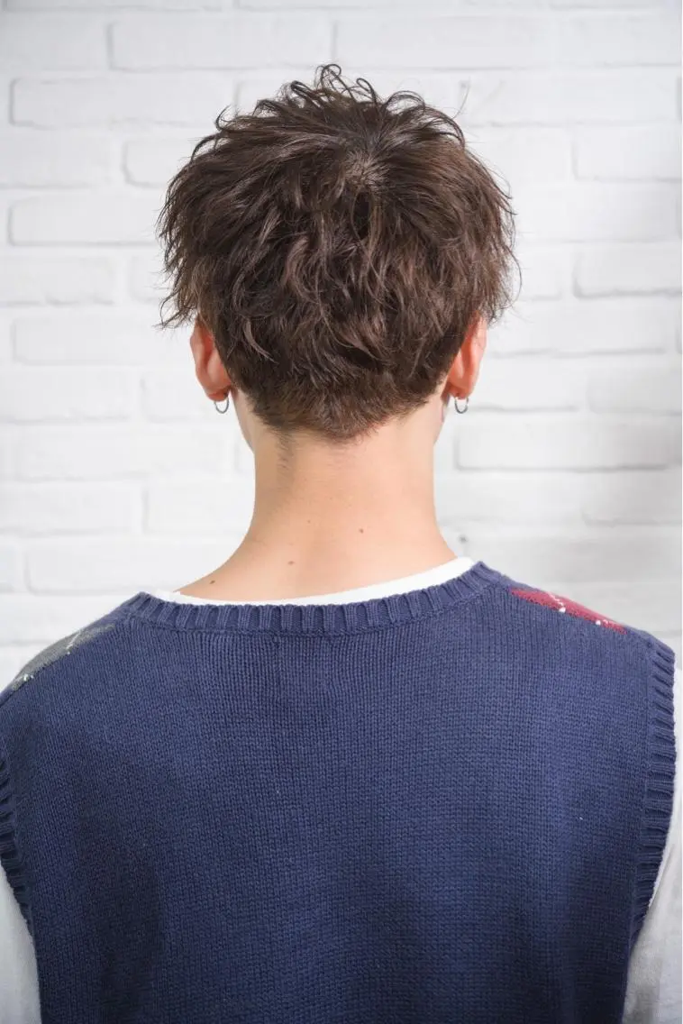 ショート カラー パーマ メンズ カット パーマ 🌞メンズパーマ ONOE💈のヘアスタイル