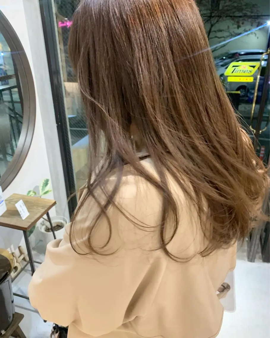 ロング カラー ヘアアレンジ ブリーチ ブリーチなしカラー 縮毛矯正 トリートメント nishi fuyumiのその他イメージ