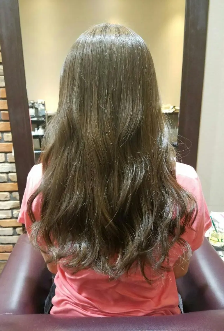 ロング カラー 辻 竜也　のヘアスタイル