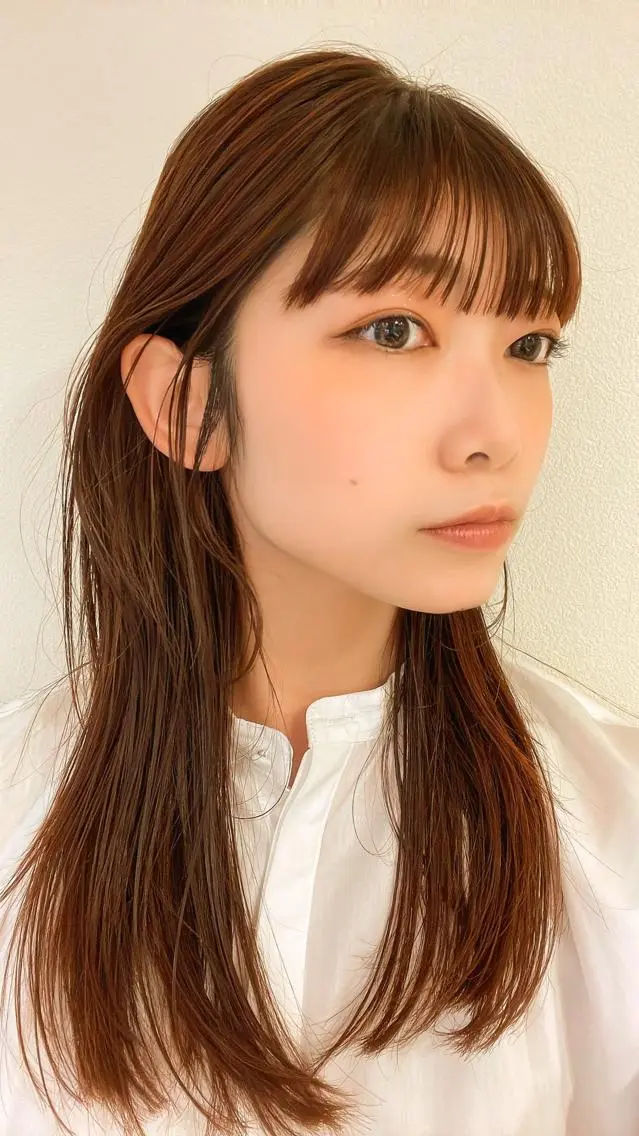 ミディアム カラー カット ヘアカラー 関 京磨のヘアスタイル