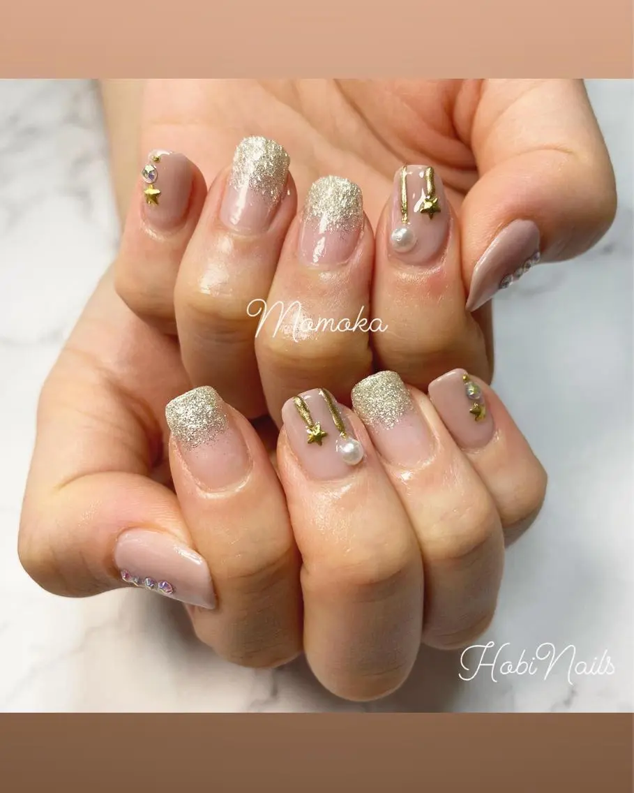 ネイル 冬ネイル クリスマス Momo nailsalonのネイルデザイン