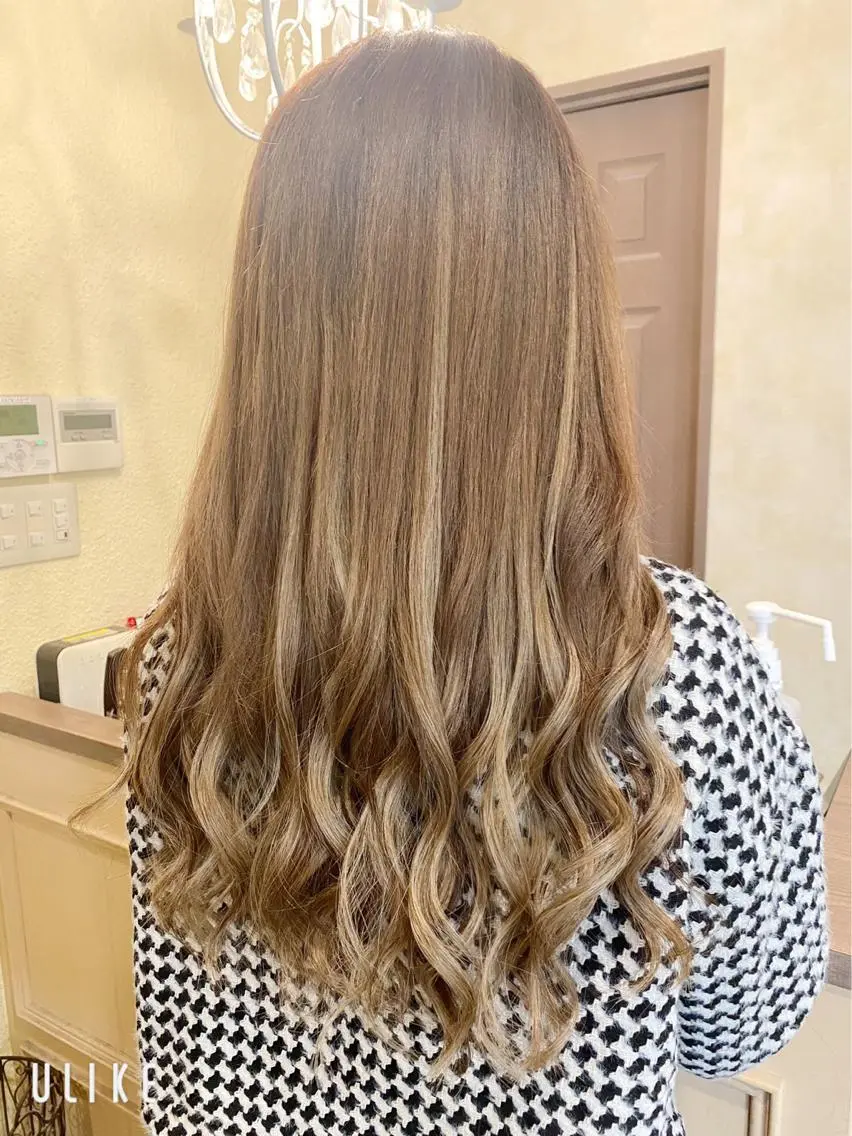 セミロング シールエクステ エクステ MagicMush ✴︎シールエクステのヘアスタイル