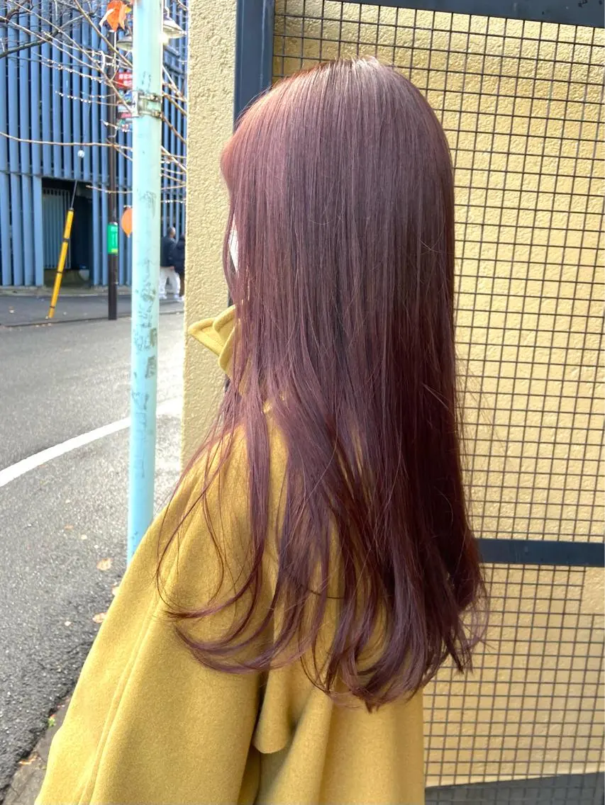 ロング カラー ショート/ウルフ ハイトーン/カイセイのヘアスタイル