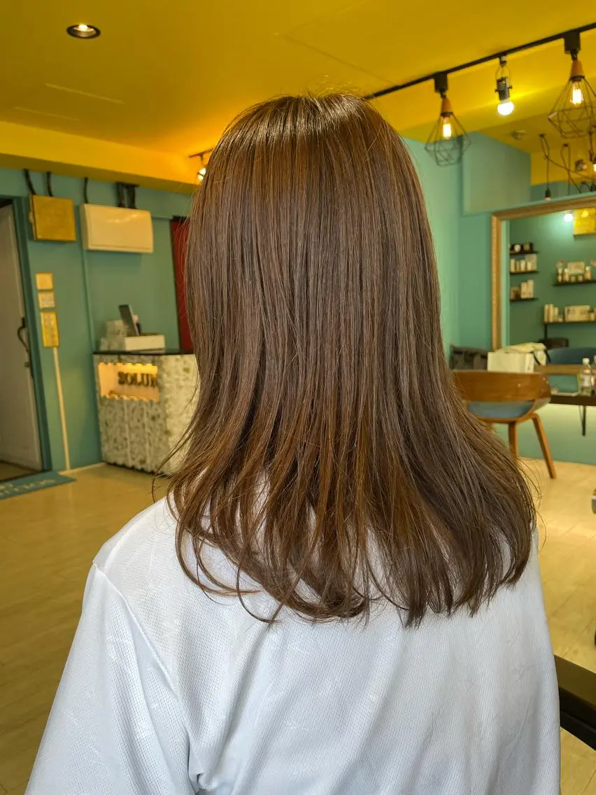ロング 末石 智のヘアスタイル