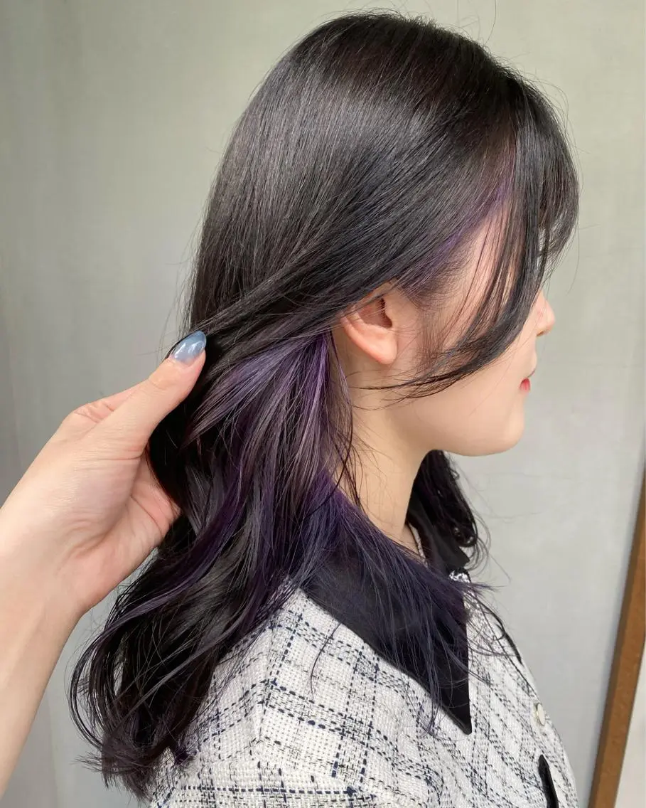 ロング カラー カット ヘアカラー トリートメント ENIF ヤマグチアツコのヘアスタイル